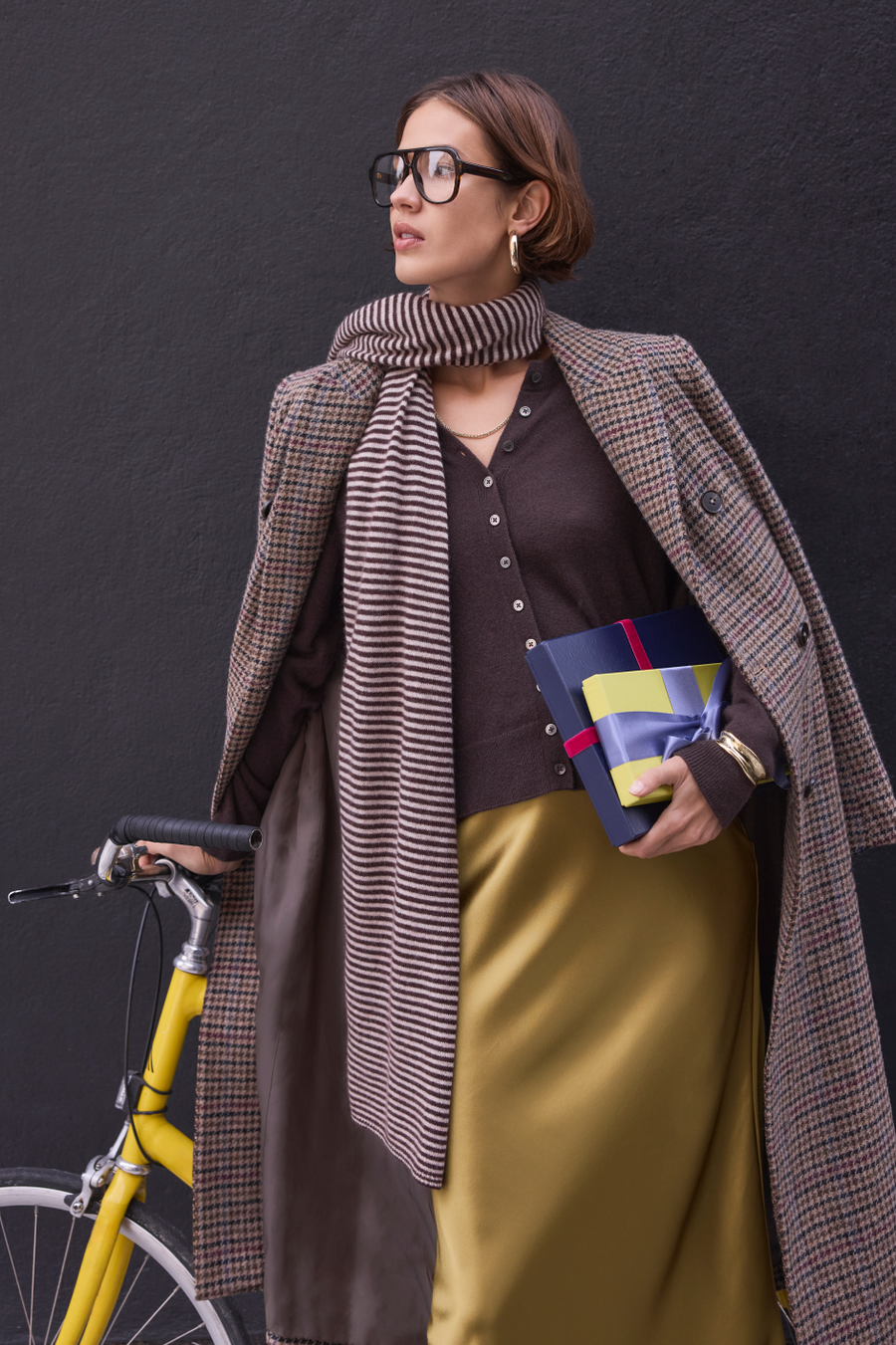 Celina Scarf - Cocoa/Latte