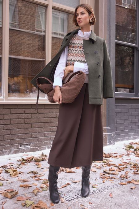 Tara Skirt - Cocoa