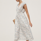 Maddison Dress - Ivory Paisley