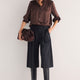 Betty Bermuda Wool Blend Short - Black