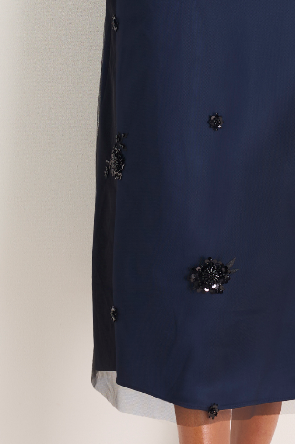 Cath x WYSE Grace Embellished Skirt - Midnight