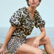Ruby Scallop Short - Leopard