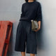 Betty Bermuda Wool Blend Short - Black
