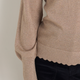 Fleurine Scallop Jumper - Oat Sparkle