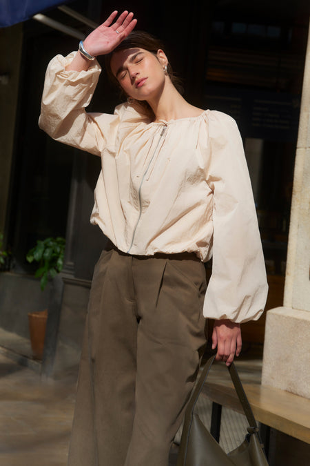 Penelope Puffball Jacket - Dusky Pink