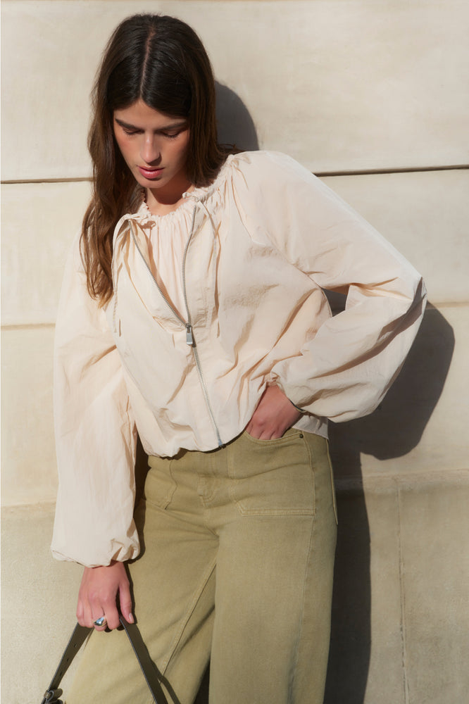 Penelope Puffball Jacket - Dusky Pink