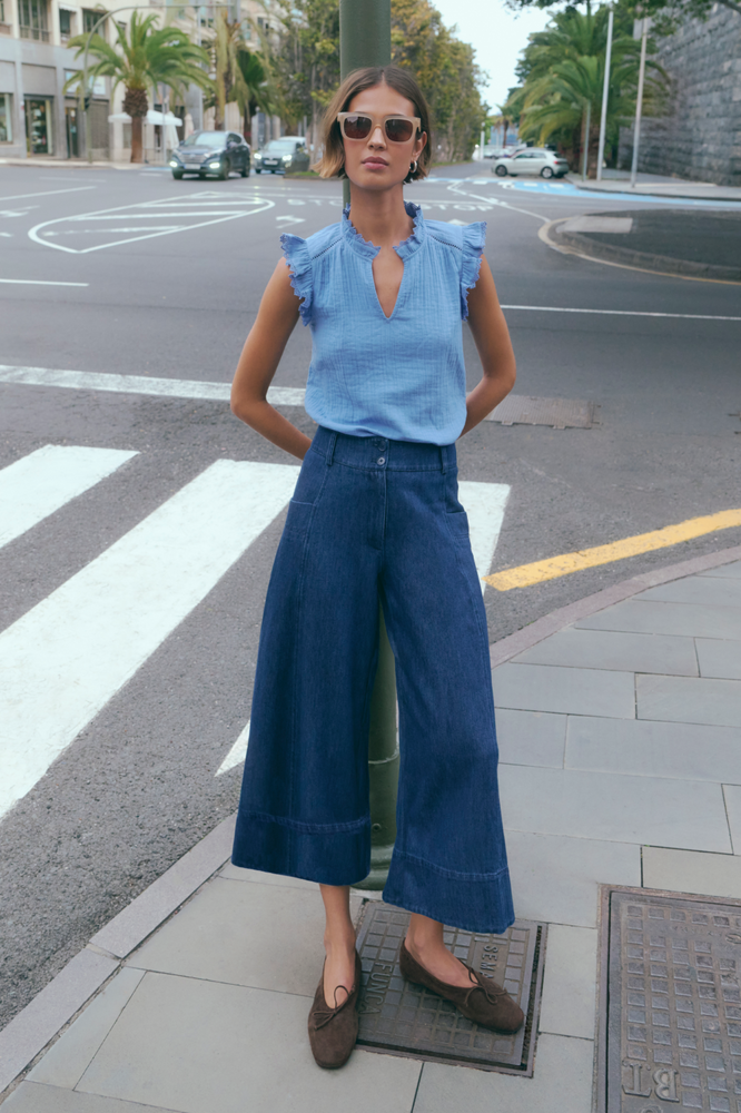 Lila Culotte - Indigo