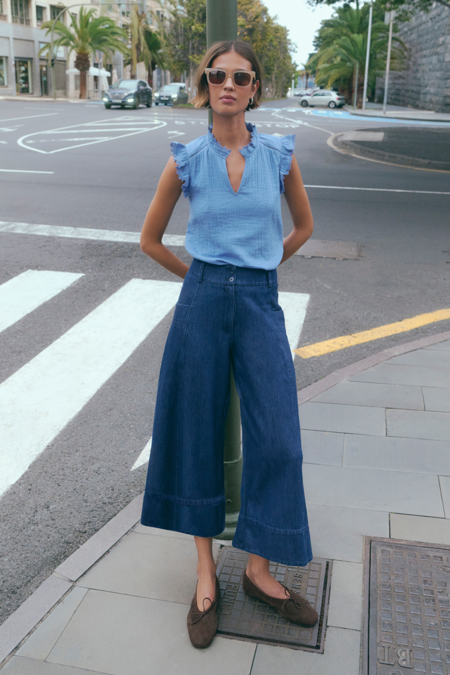 Lila Culotte - Indigo