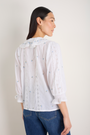 Sierra Blouse - Ivory Embroidered