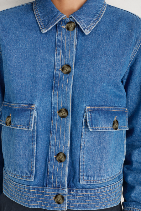 Catrin Jacket - Mid Wash