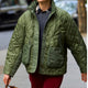 Gaia Quilted Coat - Khaki