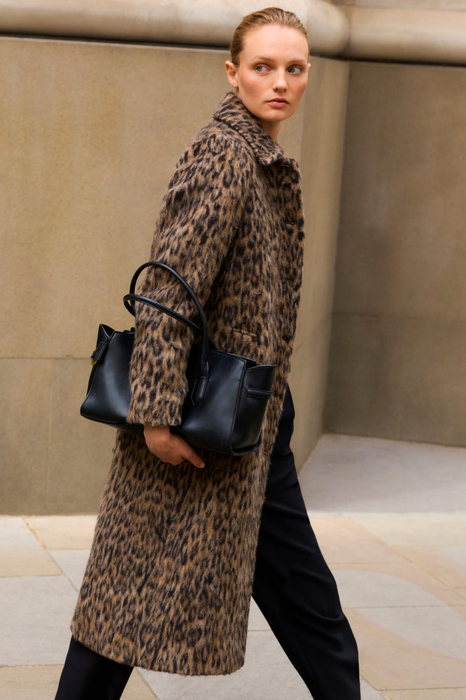 Carrie Coat - Leopard