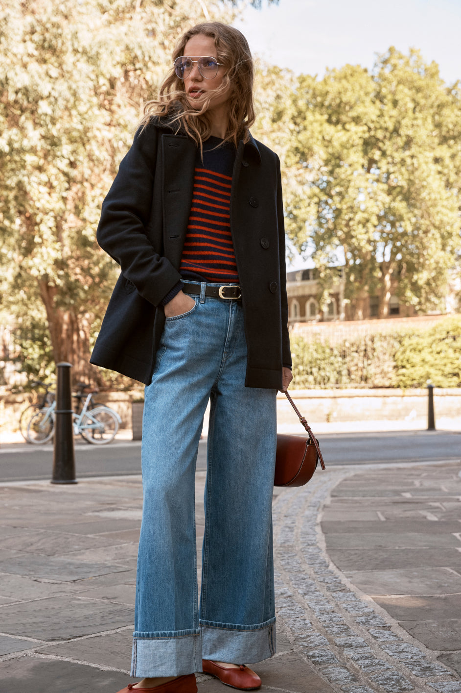 Iris Turn-Up Wide Leg Jean - Light Wash
