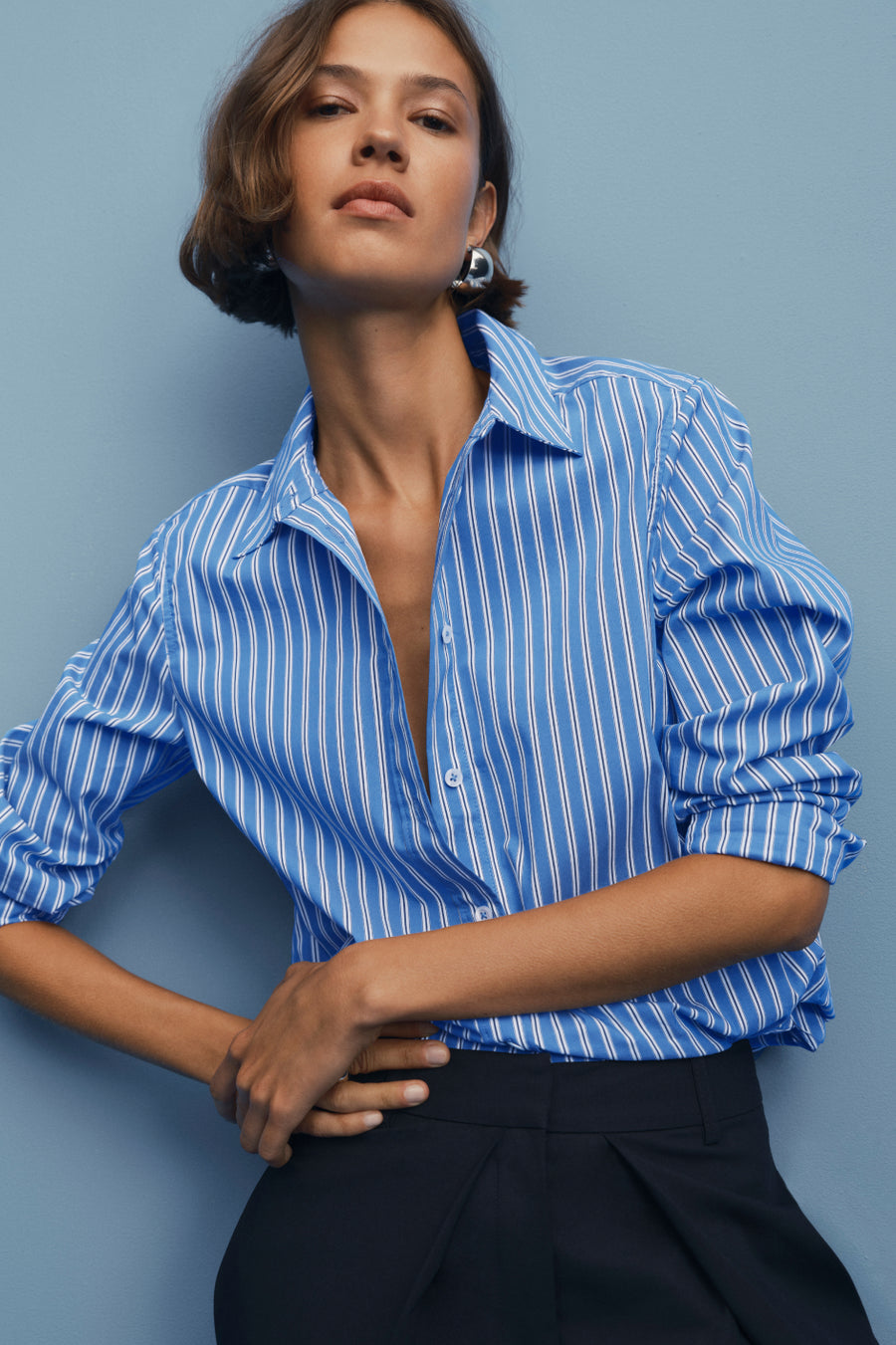 Elma Shirt - Regatta Blue Stripe
