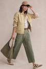 Lilian Patch Pocket Chino - Soft Khaki