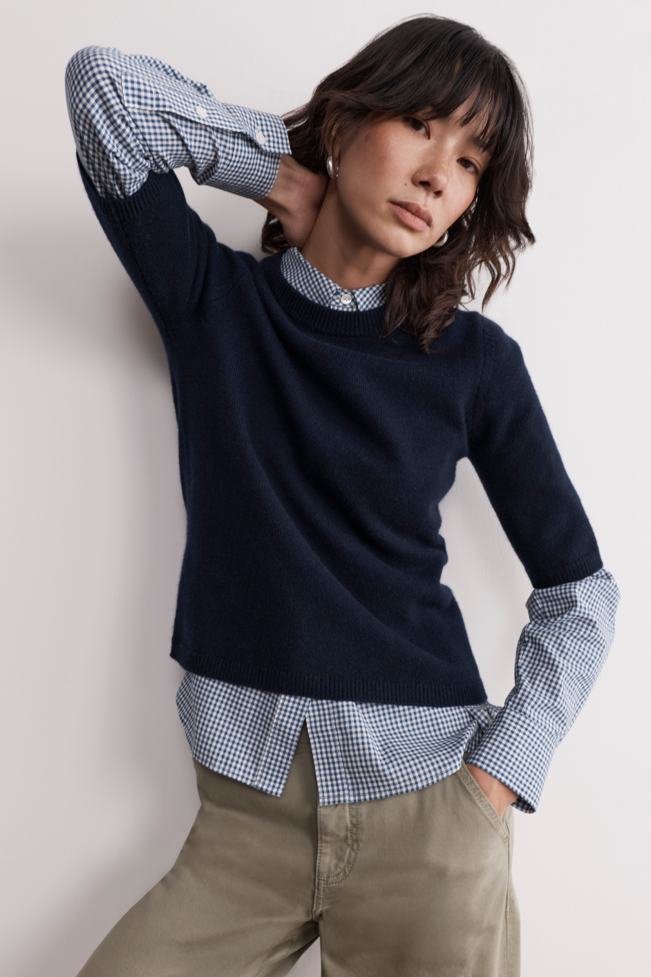 Caley Knitted Top - Midnight