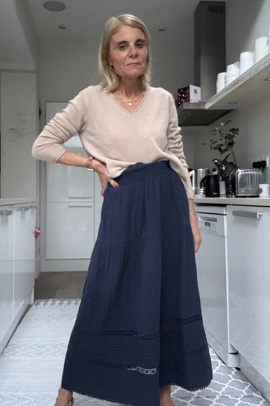 Margot Skirt - Deep Midnight