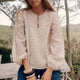 Flora Blouse - Floral Jacquard