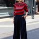 Cath x WYSE Audrey Crop Pleat Trouser - Midnight