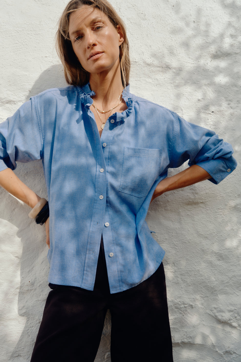 Odette Shirt - Chambray