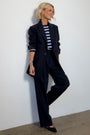 Cath x WYSE Tess Wool Blend Tailored Trouser - Midnight