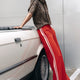 Penny Ponte Trouser - Red/Ivory