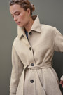 Romy Double Face Wool/Cashmere Coat - Oatmeal Marl