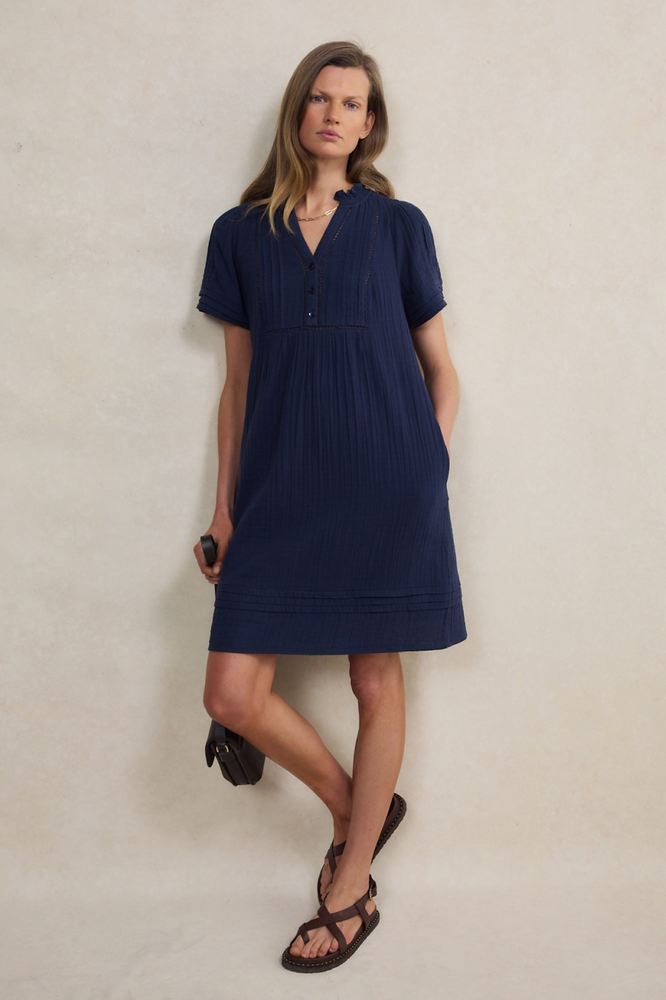 Otti Short Dress - Deep Midnight