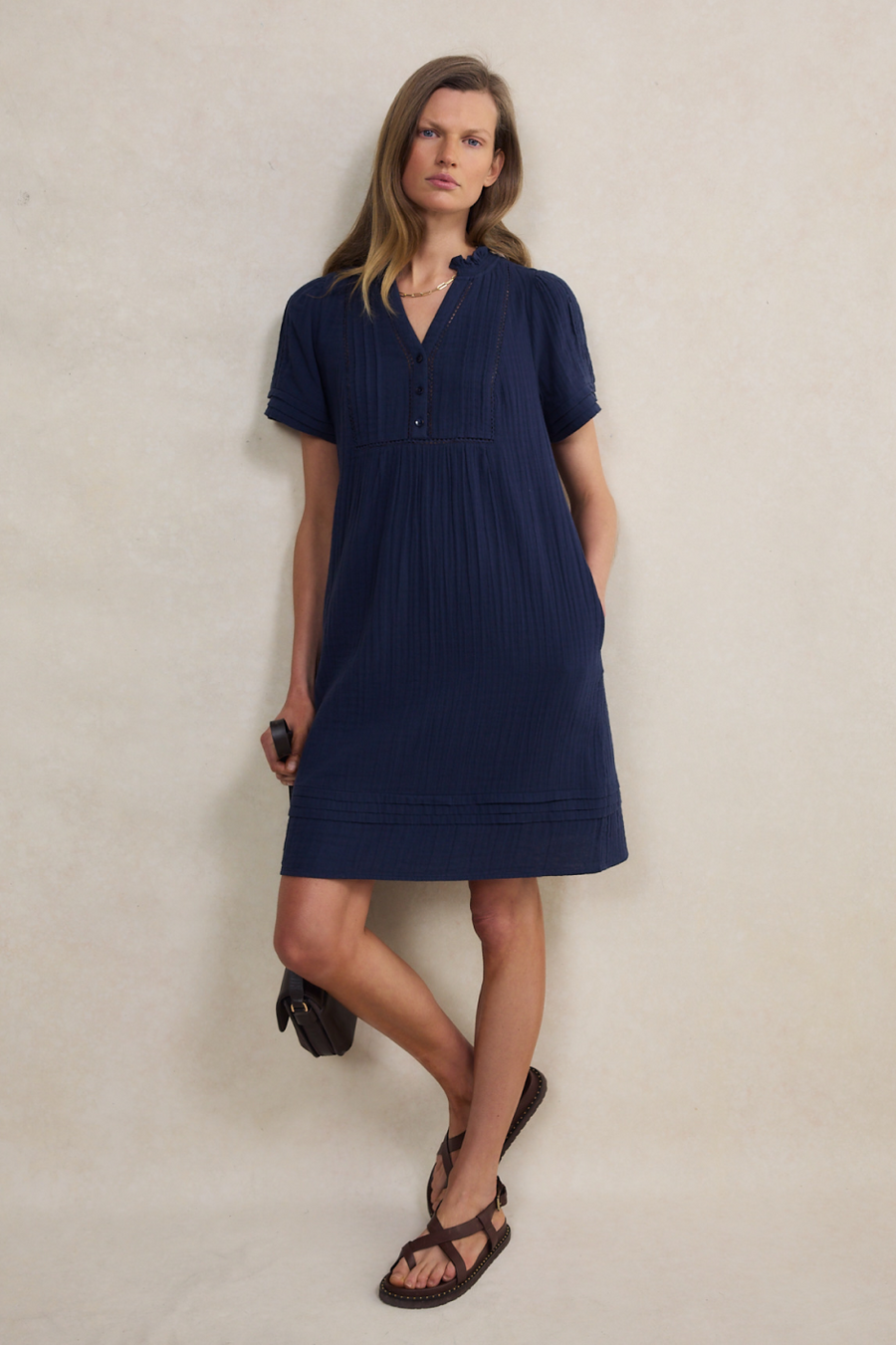 Otti Short Dress - Deep Midnight