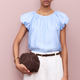 Cath x WYSE Mistral Top - Chambray Blue