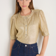 Noah Top - Gold Metallic
