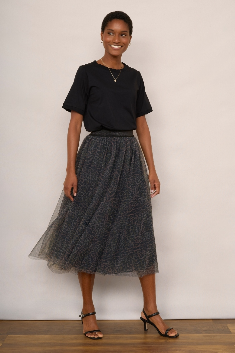 Ꮋer lip to Loved one Tulle Skirt 【S】 Lou Lou Tulle Skirt - Leopard – WYSE London
