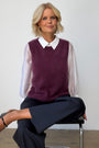 Cath x WYSE Tory Brushed Tank - Aubergine