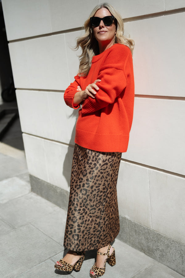 Erica Davies x WYSE Skirt - Leopard