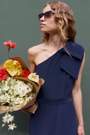 Brydie Bow Jumpsuit - Midnight