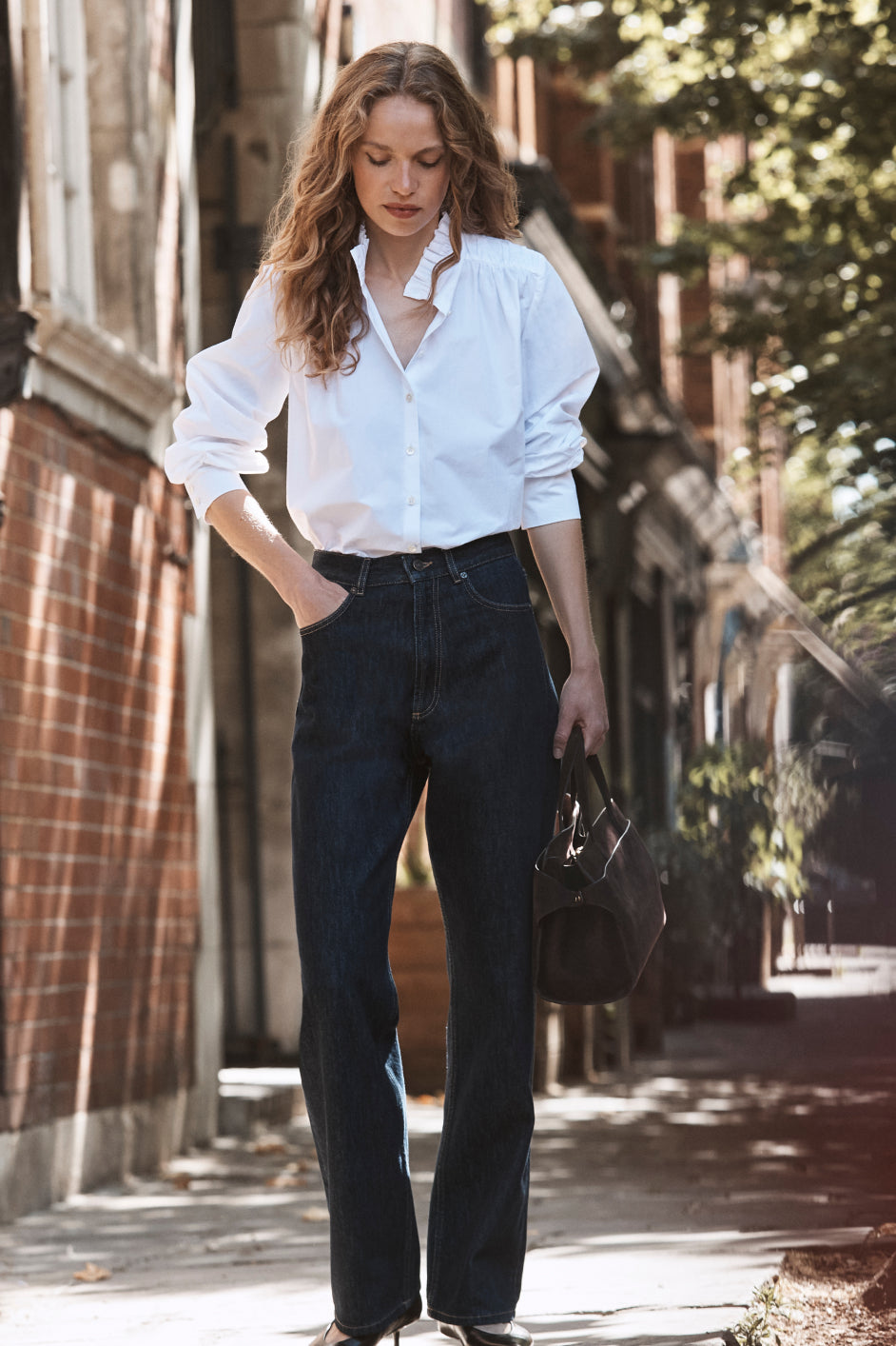 Stevie Straight Leg Jean - Rinse Wash
