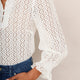 Fran Broderie Blouse - Ivory