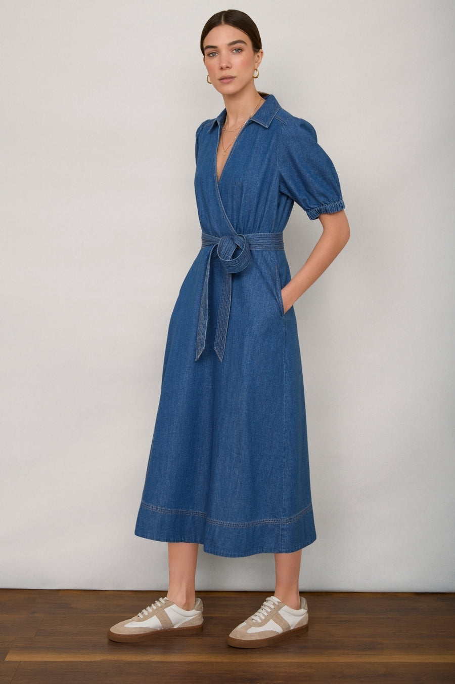 Freja Dress - Denim