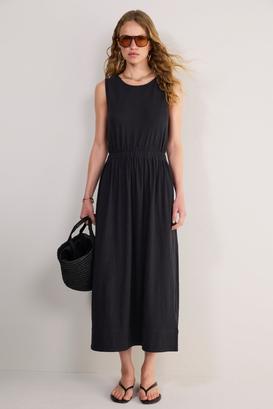 Freja Jersey Dress - Black – WYSE London