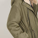 Freya Faux Fur Lined Coat - Mid Olive