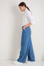 Freya Wide Leg Jean - Mid Wash