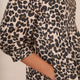 Gianna Denim Dress - Leopard