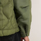 Gaia Quilted Coat - Khaki