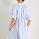 Georgie Dress - Blue/Ivory Stripe