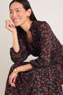 Georgina Dress - Autumn Garden Ditsy Metallic
