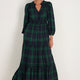 Georgina Dress - Green Check