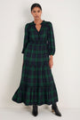 Georgina Dress - Green Check