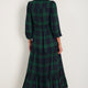 Georgina Dress - Green Check