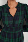 Georgina Dress - Green Check