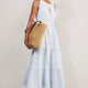 Hallie Halterneck Dress - Blue/White Stripe